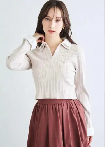 LILLIAN CARAT 더블 컬러 니트