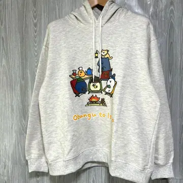 [ 새상품 4L ] 오분구토이잇쇼 캠핑 후드티 스티커 포함