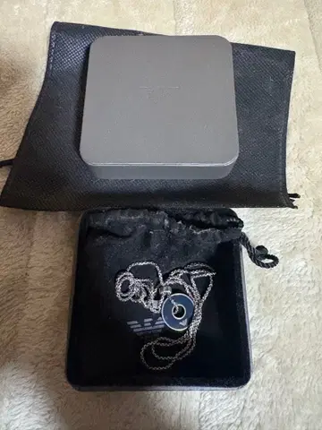 아르마니 실버 목걸이