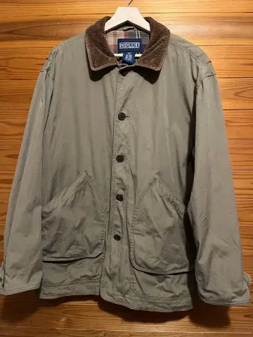 Lands' End 헌팅 자켓 커버올 M 랜즈 엔드