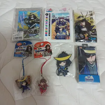 전국 무장 캐릭터 굿즈 세트 7개