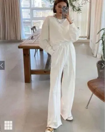 속기모 맨투맨 x 센터 핀턱 팬츠 셋업[pm258] GRL