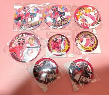 폭상전대 분붐저 시부토 미라이 캔뱃지 8개 묶음 판매