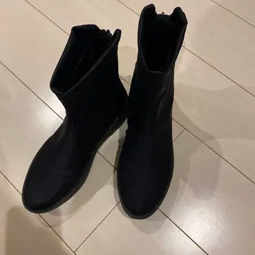 새상품급 fitfit 발수 스트레치 부츠 백 지퍼 블랙 25cm