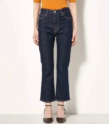 SLY ALANFLARE 앵클 팬츠 블루 데님