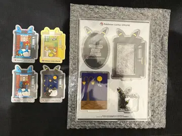 포켓몬 센터 온라인 리자몽상 블래키 아크릴 스탠드 씰