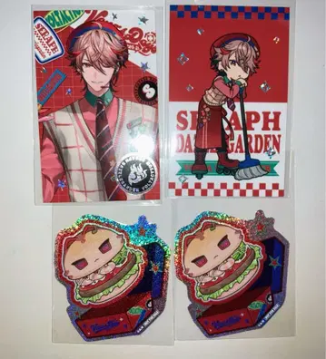 니지산지 세라프 다즐 가든 스티커/랜덤 홀로그램 카드 세트