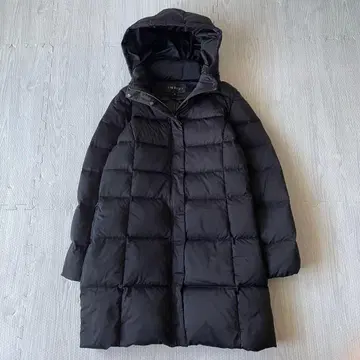 새상품급 인디비 실키 새틴 다운 코트 사이즈 40