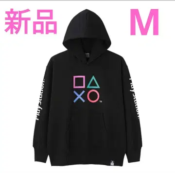 새상품 GU 플레이스테이션 빅 맨투맨 풀 후드티 속기모