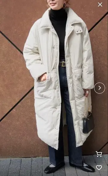 [ 새상품 ] B.C STOCK 베이세이 다운 롱 코트 M