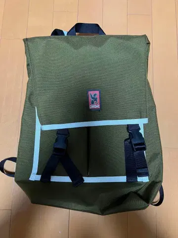 CHROME 올리브 롤탑 백팩 크롬