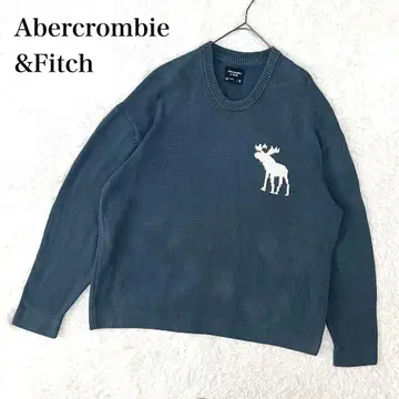 Abercrombie&Fitch 아바클로 니트 사슴 빅 로고 XXL