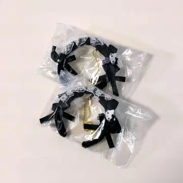 산리오 시크릿 미니 머리띠 챠미 키티 2개 세트 배송비 포함