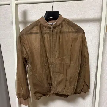 [ RADIATE ] 시스루 브라운 자켓