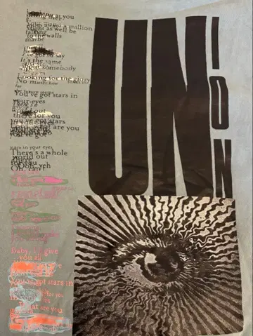 UNION TOKYO 그래픽 크루넥 스웨트셔츠