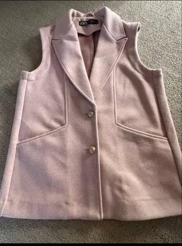 ZARA 핑크 베스트