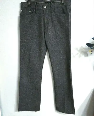 EPOCA UOMO 다크 그레이 트위드 조 슬랙스 46 에포카 워모