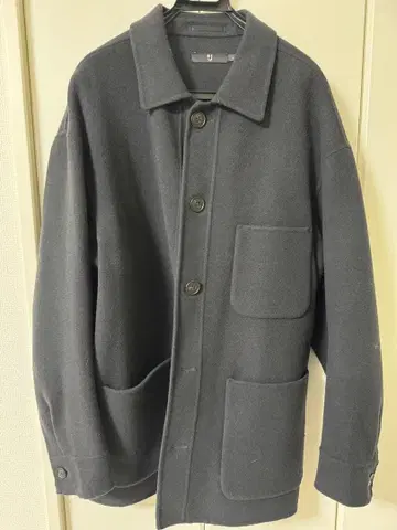 유니클로+J 울 블렌드 오버사이즈 자켓