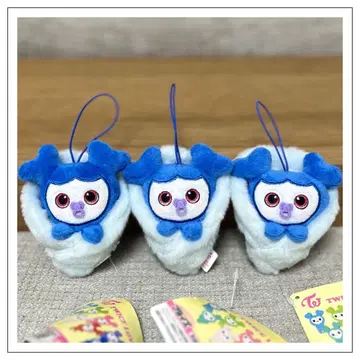 TWICE LOVELYS 속싸개 마스코트 쯔위 쯔블리 GIGO 3개