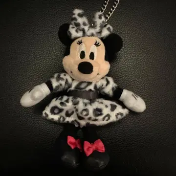 미니 레오파드 무늬 백 봉제 인형 세트