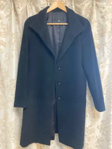 ICE 블랙 체스터 코트 JPN 9