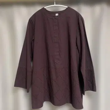 골든 베어 긴팔 셔츠 L 보르도 자수