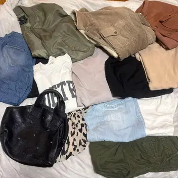 여성용 브랜드 겨울 의류 묶음 판매 아우터 트레이닝복 데님