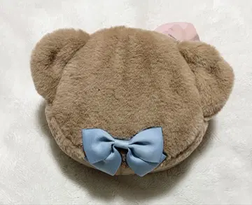 시마무라 아오키 미사코 체인 달린 파우치 베이지