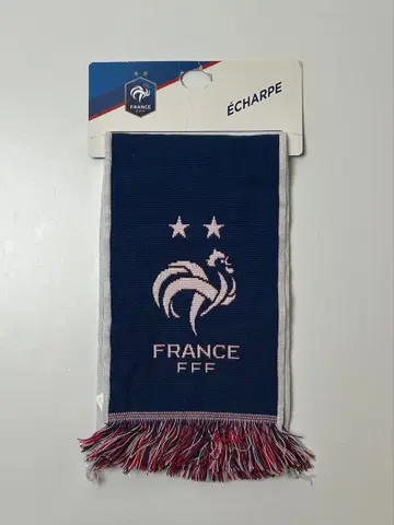 미사용 새상품 프랑스 대표 축구 머플러 네이비/레드/화이트