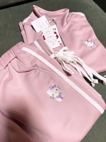 헬로키티 저리 세트 핑크 미사용 새상품