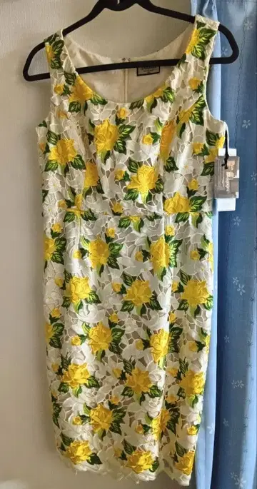 Diagram 로즈 컷워크 레이스 원피스 38 새상품