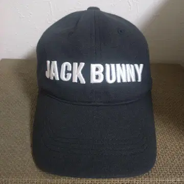 JACK BUNNY 블랙 캡 ( 프리 사이즈 )