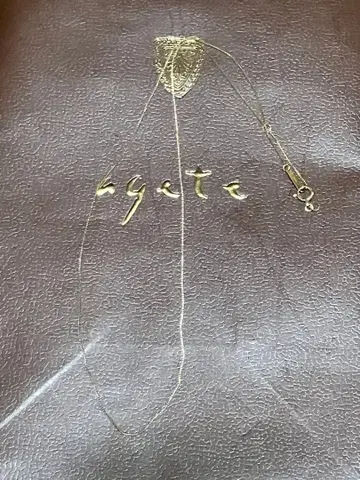 agete 아가트 K10 목걸이 골드