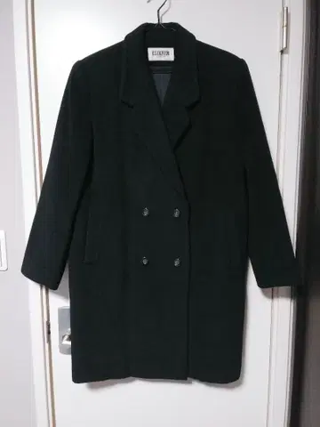 [ 100% 캐시미어 ] 롱 코트 블랙