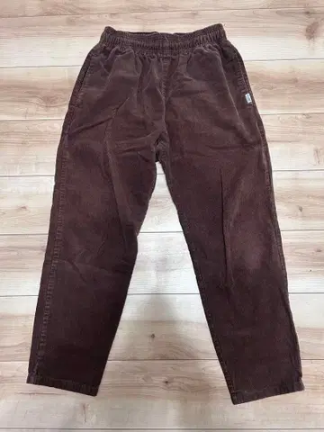 RELUME CALFORNIA/브라운 코듀로이 이지 팬츠 S
