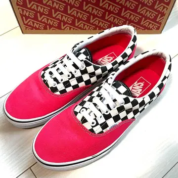 VANS ERA 27cm 에라 RougeRed 체커 오센틱