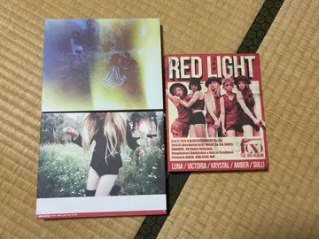 f(x) Red Light 앨범 CD 3Ver. 세트 트레이딩 카드 없음