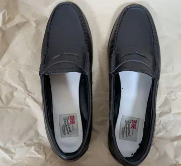 트래디셔널 웨더 블랙 로퍼 레인슈즈