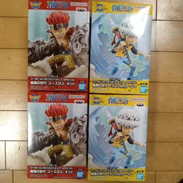 원피스 월드 콜렉터블 피규어 로 키드 4체 세트