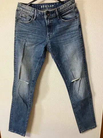 DENHAM 스키니 데님 라이트 블루