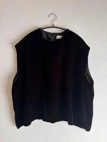 카구레 레이온 실크 벨벳 풀오버