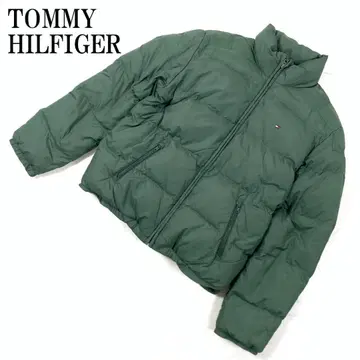 LA8801 타미힐피거 다운 자켓 그린 나일론 100% M