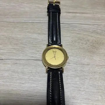 Seiko 아날로그 시계 골드/블랙