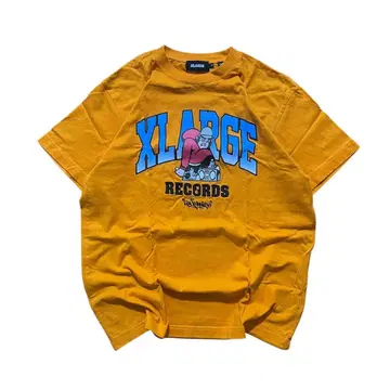 XLARGE T셔츠 S 사이즈 오렌지 반팔