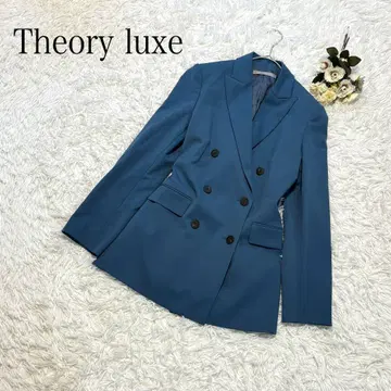 Theory luxe 띠어리 럭스 더블 브레스트 자켓 40 블루