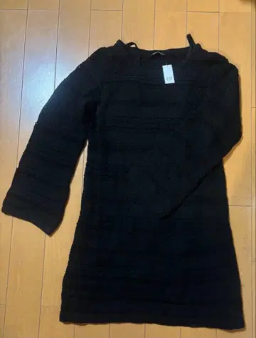 GAP 블랙 니트 원피스 긴팔