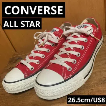 CONVERSE ALL STAR RED US8/26.5cm