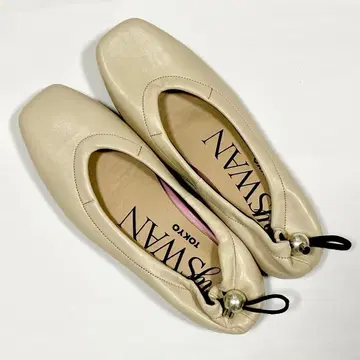 [ 미사용 ] mySWAN TOKYO 마이스완 도쿄 가죽 베이지 23