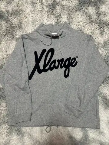 XLARGE 그레이 하이넥 트레이닝복 맨투맨 L
