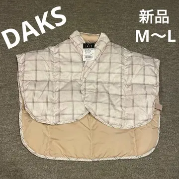 DAKS 깃털 어깨 숄 M~L 새상품